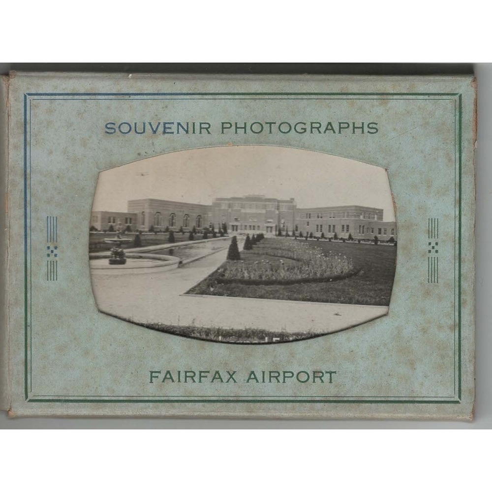Vintage Fairfax Airport Souvenir Photograph Booklet Kansas City Aviation History - Picture 1 of 2